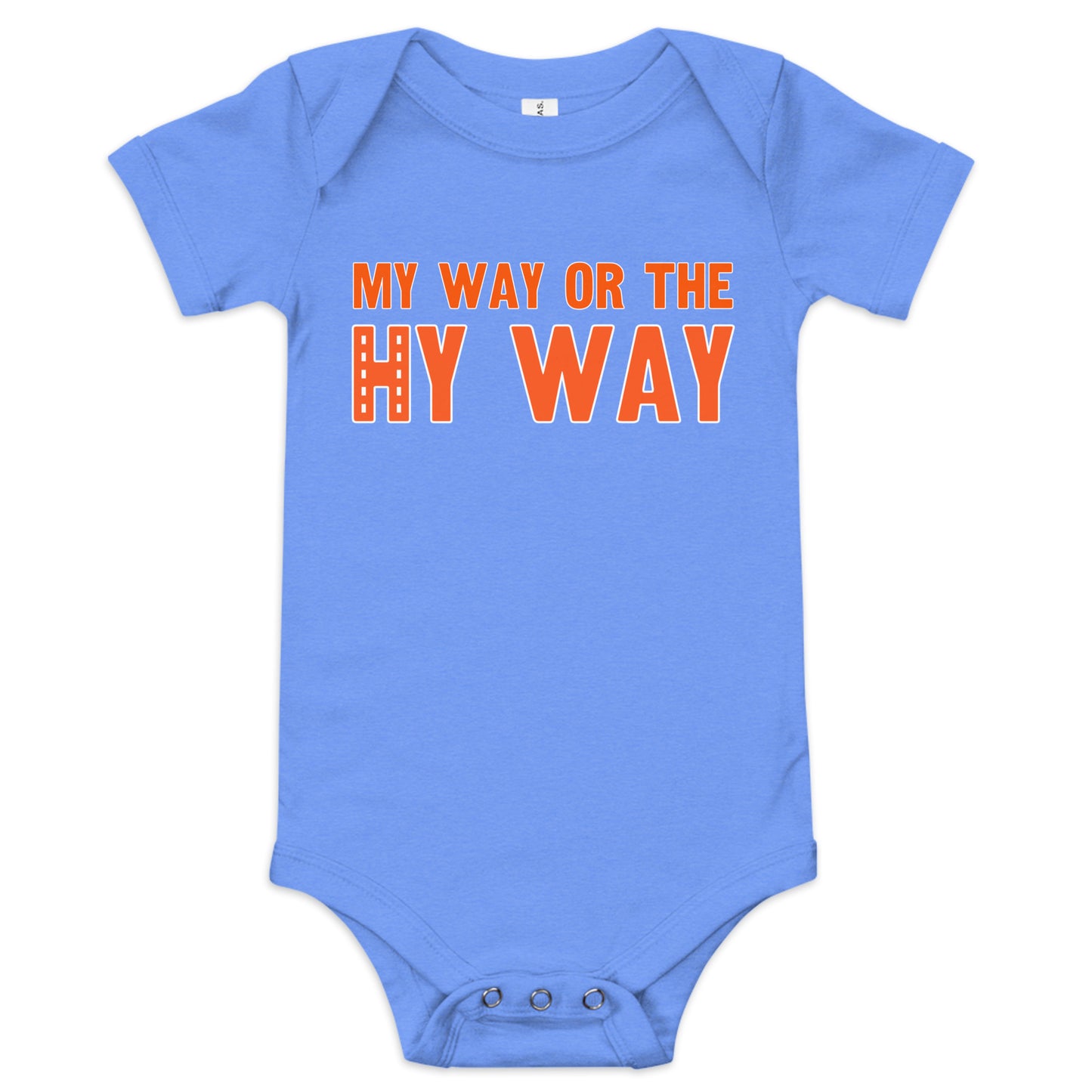 Highway 18 Baby Onesie - Blue