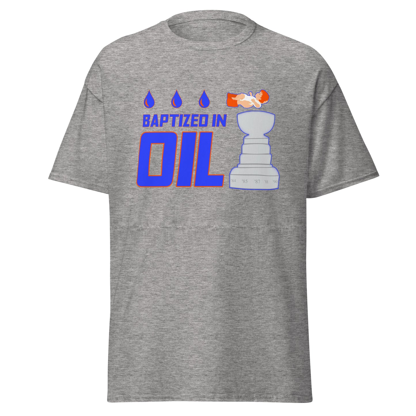 Baptized In Oil Tee - Grey