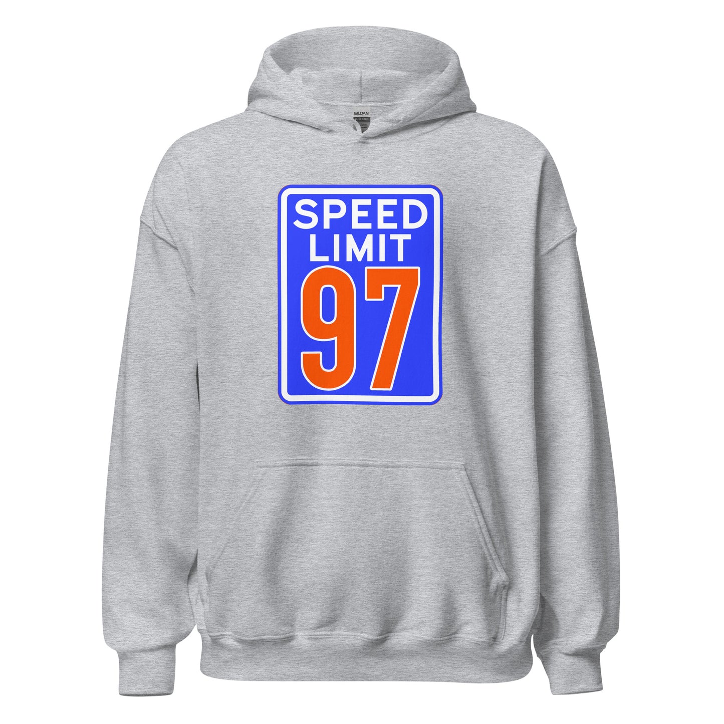 97 KM/H Hoodie - Grey