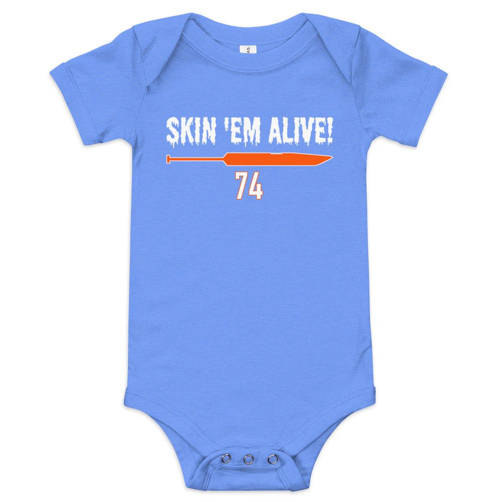 Skin 'Em Alive Baby Onesie - Blue