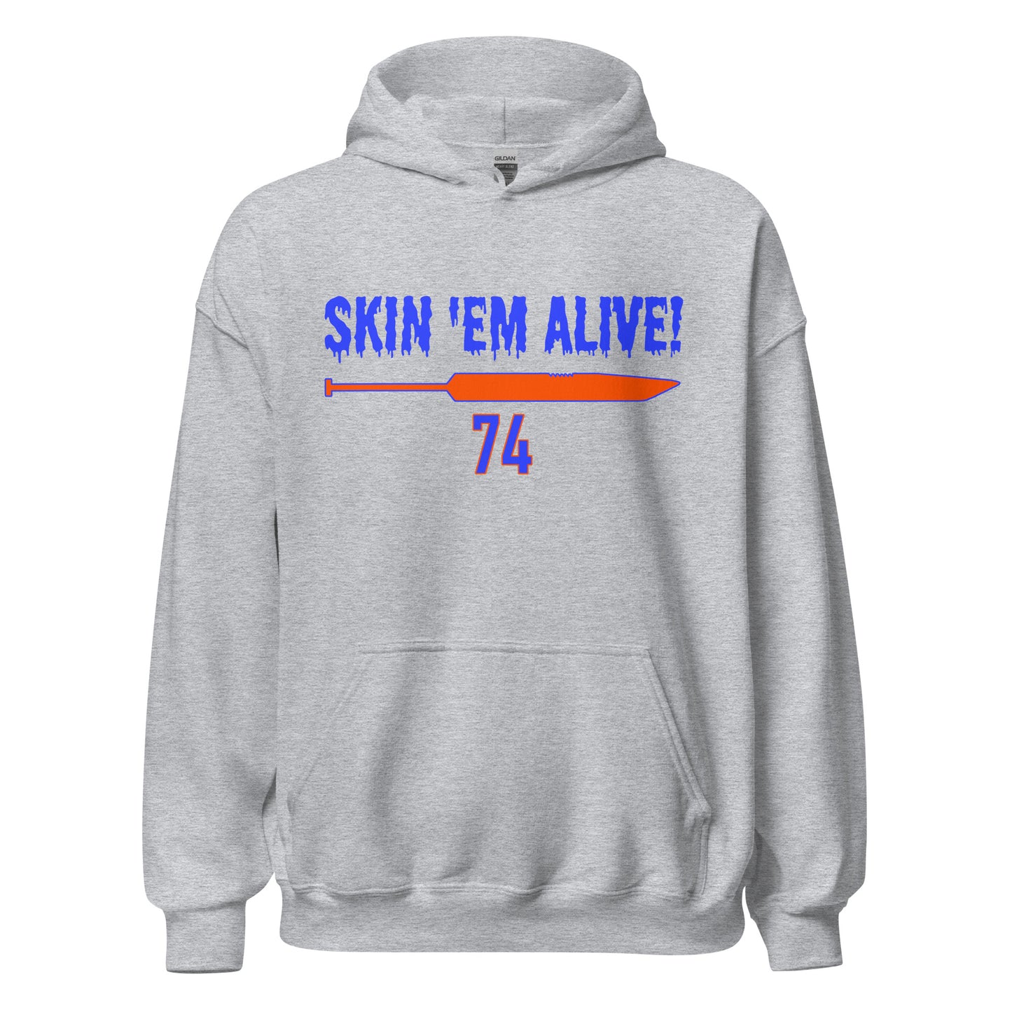 Skin 'Em Alive Hoodie - Grey